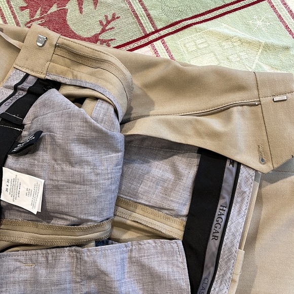 Worn once, dry cleaned Haggar Premium Stretch Stretch Pant Flat front 36x30 - Picture 8 of 9